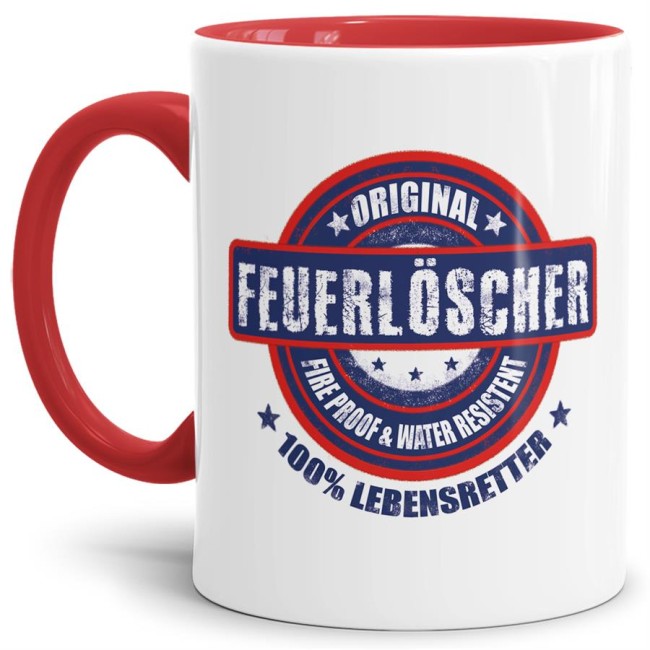 Feuerwehr-Tasse für Frauen und Männer