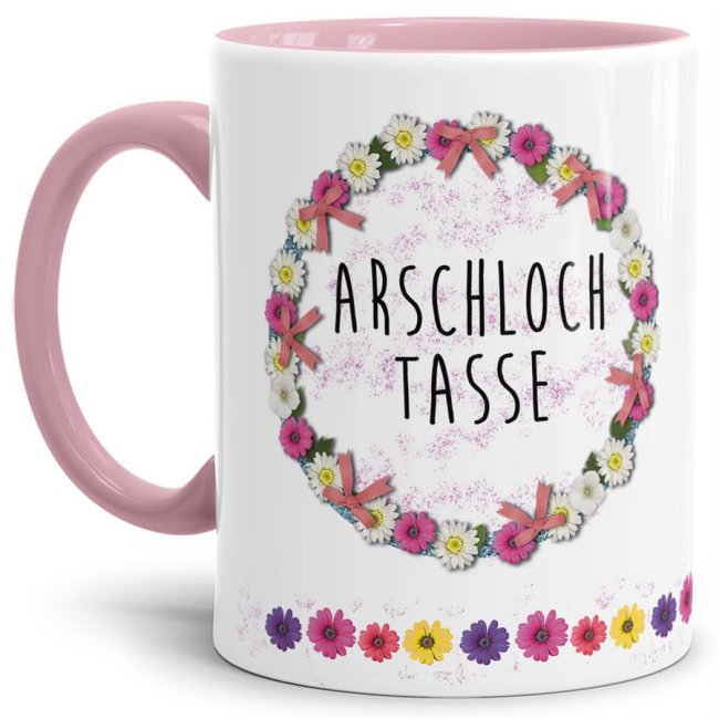 Mit diesem hochwertigen Kaffeebecher und lustigem Spruch sind Lacher garantiert - Arschloch Tasse - Eine tolle und witzige Geschenkidee für Familie...