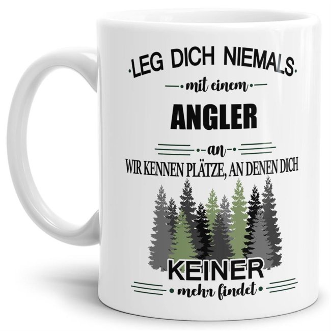 Ihr sucht das passende Geschenk für Kollegen oder Freunde? Dann seid ihr mit dieser Berufe-Tassen mit lustigem Spruch - Leg dich niemals mit einem...