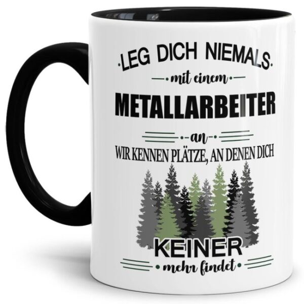 Ihr sucht das passende Geschenk für Kollegen oder Freunde? Dann seid ihr mit dieser Berufe-Tassen mit lustigem Spruch - Leg dich niemals mit einem...