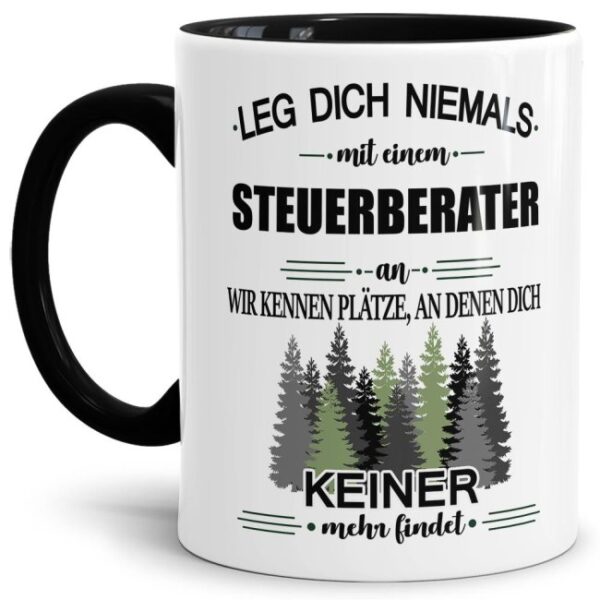 Ihr sucht das passende Geschenk für Kollegen oder Freunde? Dann seid ihr mit dieser Berufe-Tassen mit lustigem Spruch - Leg dich niemals mit einem...