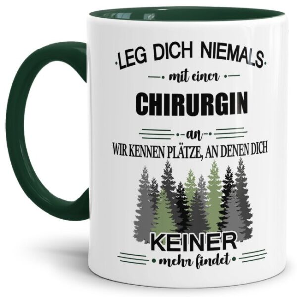 Ihr sucht das passende Geschenk für Kollegen oder Freunde? Dann seid ihr mit dieser Berufe-Tassen mit lustigem Spruch - Leg dich niemals mit einer...