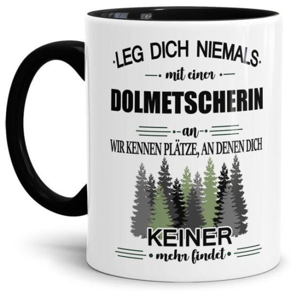 Ihr sucht das passende Geschenk für Kollegen oder Freunde? Dann seid ihr mit dieser Berufe-Tassen mit lustigem Spruch - Leg dich niemals mit einer...