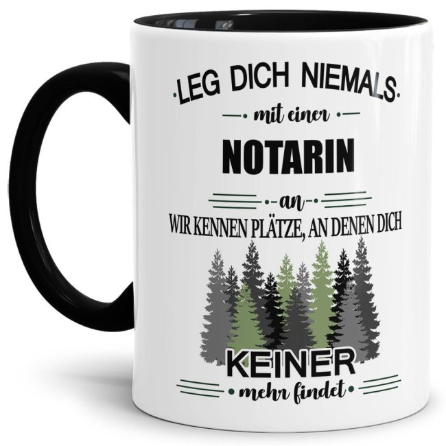 Ihr sucht das passende Geschenk für Kollegen oder Freunde? Dann seid ihr mit dieser Berufe-Tassen mit lustigem Spruch - Leg dich niemals mit einer...