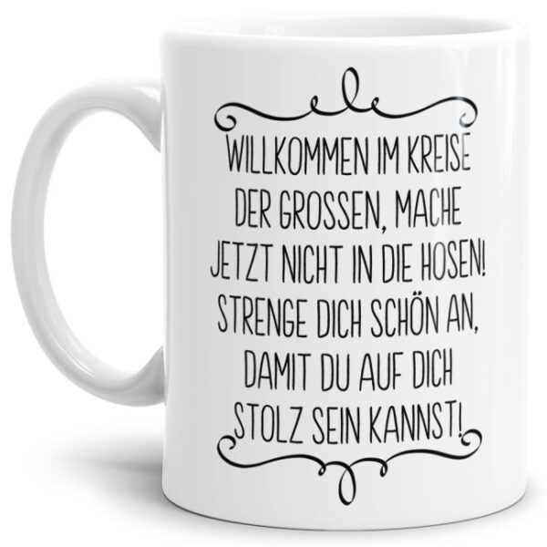 Keramiktasse mit Spruch zur Jugendweihe - eine persönliche und besondere Geschenkidee und tolle Erinnerung für jeden Jugendlichen an diesen...