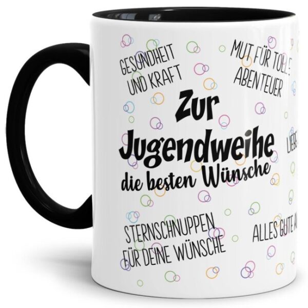 Keramiktasse mit Spruch zur Jugendweihe - eine persönliche und besondere Geschenkidee und tolle Erinnerung für jeden Jugendlichen an diesen...