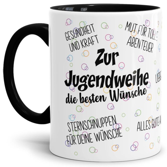 Keramiktasse mit Spruch zur Jugendweihe - eine persönliche und besondere Geschenkidee und tolle Erinnerung für jeden Jugendlichen an diesen...