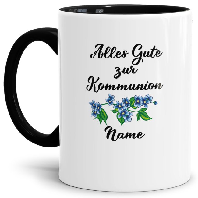 Keramiktasse mit Spruch zur Kommunion - eine persönliche und besondere Geschenkidee und tolle Erinnerung für jedes Kind an diesen bedeutsamen Tag...