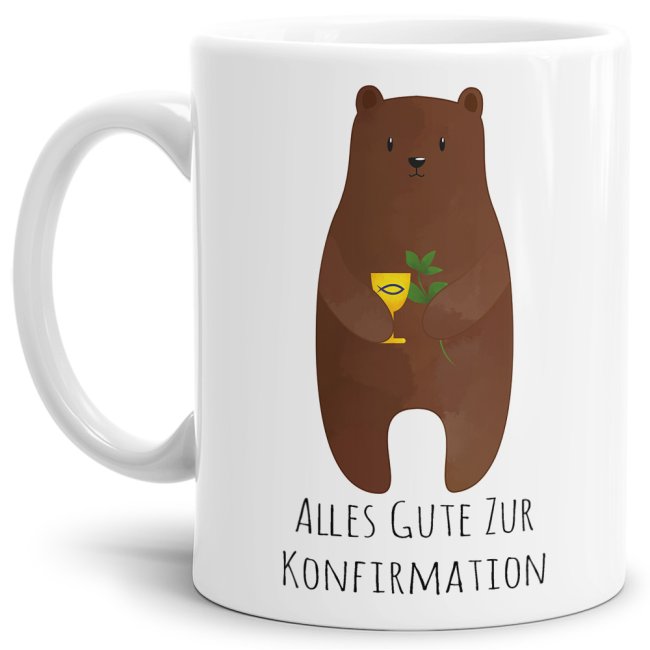 Keramiktasse mit Spruch zur Konfirmation - eine persönliche und besondere Geschenkidee und tolle Erinnerung für jeden Jugendlichen an diesen...