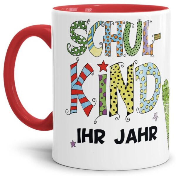 Die Kitazeit ist rum und die Einschulung steht vor der Tür. Unsere liebevoll gestalteten Becher mit dem Schriftzug - Schulkind - für Jungen...