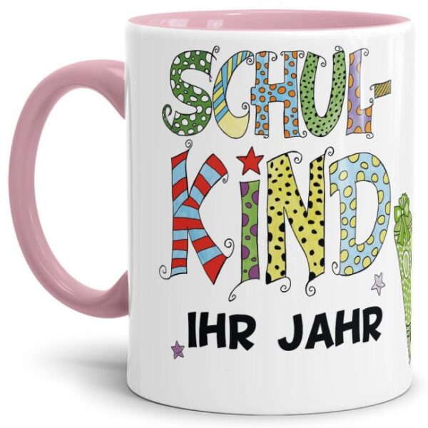 Die Kitazeit ist rum und die Einschulung steht vor der Tür. Unsere liebevoll gestalteten Becher mit dem Schriftzug - Schulkind - für Jungen...