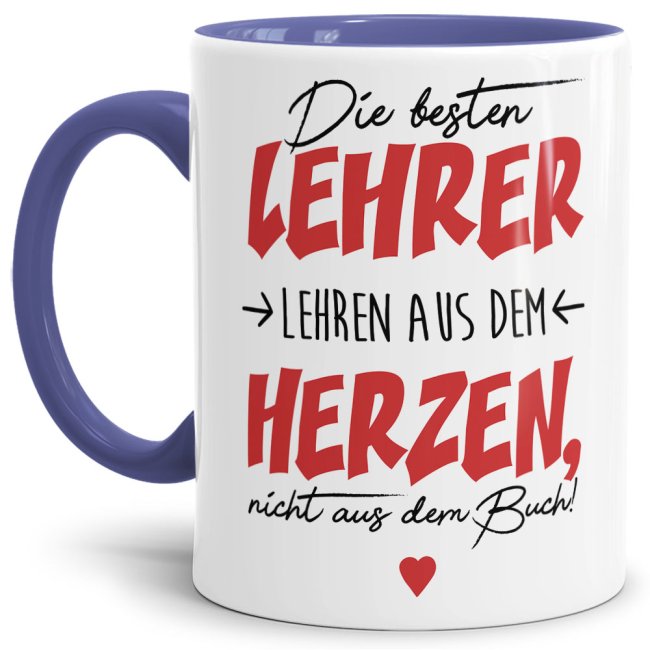 Ihr sucht ein Geschenk für die beste Lehrerin oder den coolsten Lehrer? Unsere Lehrer-Tassen mit besonderen Sprüchen sind für jeden Lehrer mit Herz...