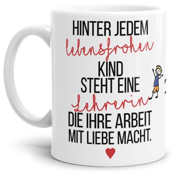 Ihr sucht ein Geschenk für die beste Lehrerin oder den coolsten Lehrer? Unsere Lehrer-Tassen mit besonderen Sprüchen sind für jeden Lehrer mit Herz...