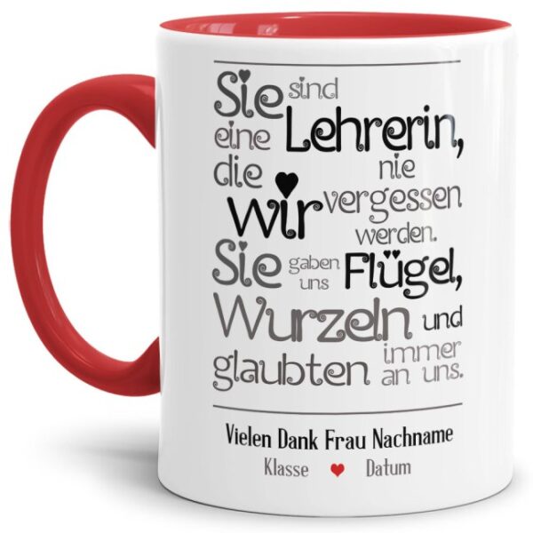 Ihr sucht ein Geschenk für die beste Lehrerin oder den coolsten Lehrer? Unsere Lehrer-Tassen mit besonderen Sprüchen sind für jeden Lehrer mit Herz...