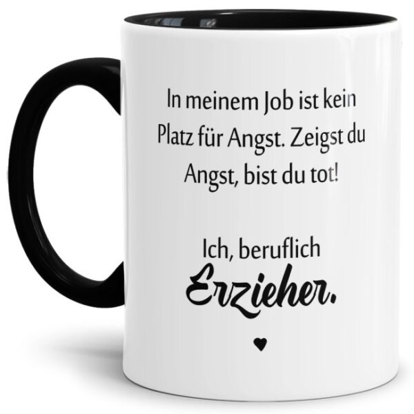 Ihr sucht ein Geschenk für die liebste Erzieherin oder den coolsten Erzieher? Unsere Tassen für Erzieherinnen oder Erzieher mit besonderen Sprüchen...