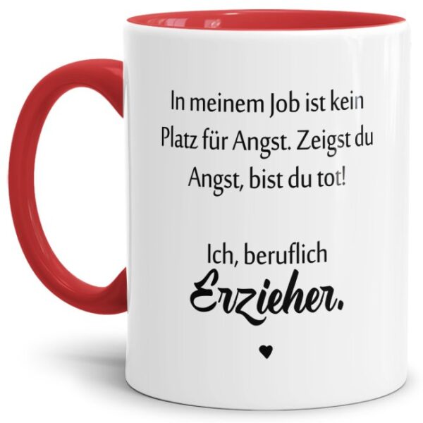 Ihr sucht ein Geschenk für die liebste Erzieherin oder den coolsten Erzieher? Unsere Tassen für Erzieherinnen oder Erzieher mit besonderen Sprüchen...