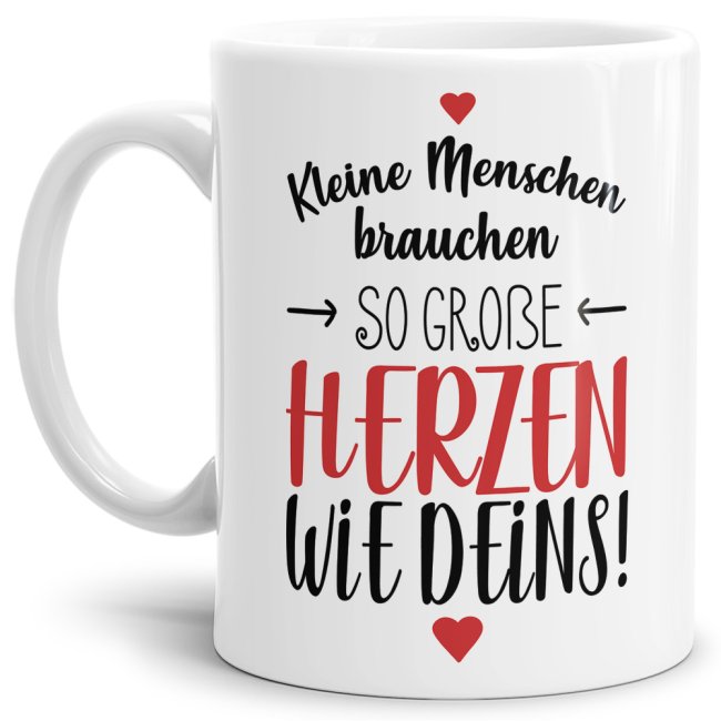 Ihr sucht ein Geschenk für die liebste Erzieherin oder den coolsten Erzieher? Unsere Tassen für Erzieherinnen oder Erzieher mit besonderen Sprüchen...