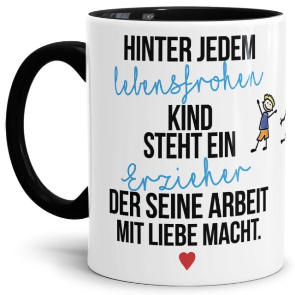 Ihr sucht ein Geschenk für die liebste Erzieherin oder den coolsten Erzieher? Unsere Tassen für Erzieherinnen oder Erzieher mit besonderen Sprüchen...