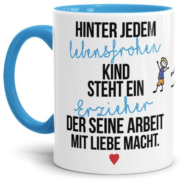 Ihr sucht ein Geschenk für die liebste Erzieherin oder den coolsten Erzieher? Unsere Tassen für Erzieherinnen oder Erzieher mit besonderen Sprüchen...