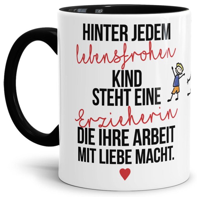 Ihr sucht ein Geschenk für die liebste Erzieherin oder den coolsten Erzieher? Unsere Tassen für Erzieherinnen oder Erzieher mit besonderen Sprüchen...