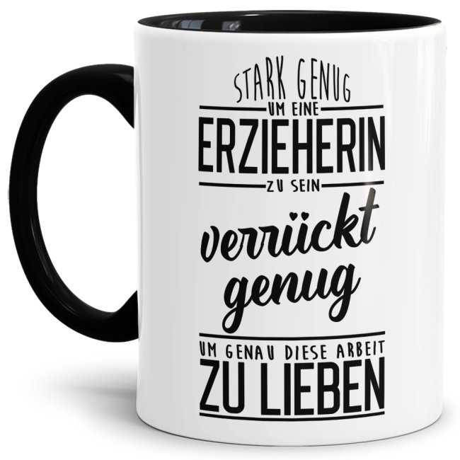 Ihr sucht ein Geschenk für die liebste Erzieherin oder den coolsten Erzieher? Unsere Tassen für Erzieherinnen oder Erzieher mit besonderen Sprüchen...