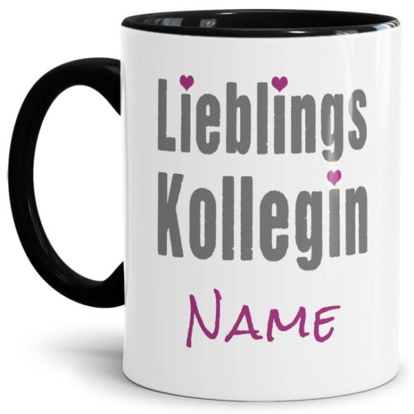 Originelle Spruch-Tasse Lieblingskollegin". Eine besondere Geschenk-Idee zu jeder Gelegenheit - zum Danke sagen für eine besondere Leistung