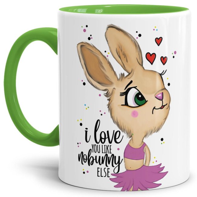 Unsere Hasen-Mädchen-Tasse mit lustigem Spruch ist nicht nur zum Osterfest der Hingucker. Als nette Geschenkidee zu Ostern und zu jedem Anlass -...