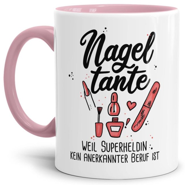 Kaffeebecher als Geschenk für die beste Nageltante. Unsere Berufe-Tassen mit lustigem Spruch sind immer eine tolle Geschenkidee. Eine einzigartige...