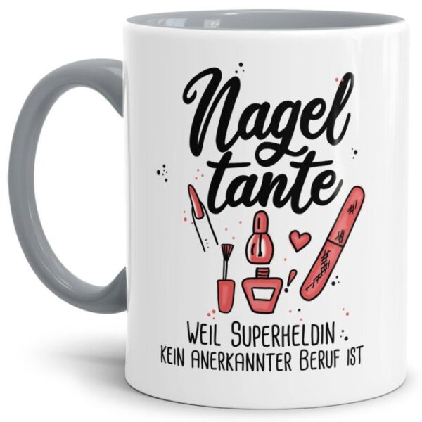 Kaffeebecher als Geschenk für die beste Nageltante. Unsere Berufe-Tassen mit lustigem Spruch sind immer eine tolle Geschenkidee. Eine einzigartige...