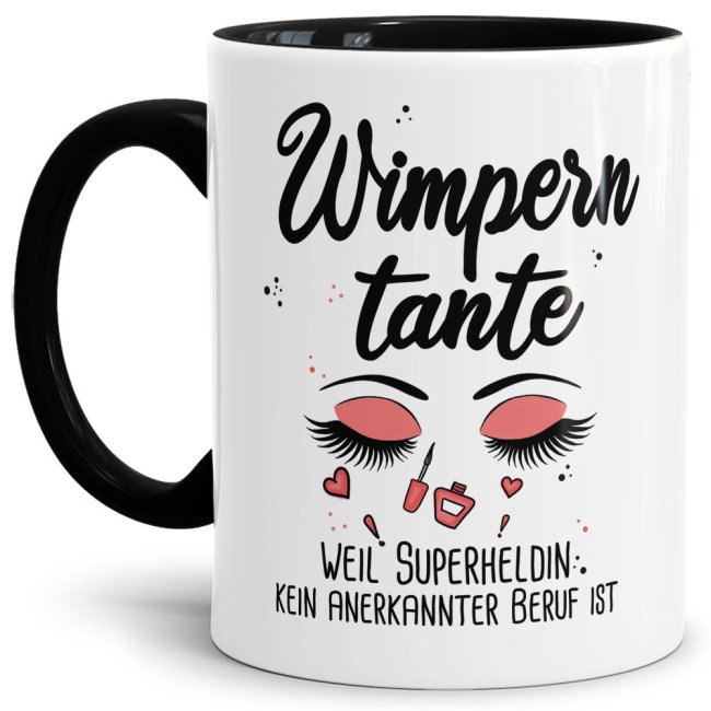 Kaffeebecher als Geschenk für die Wimperntante. Unsere Berufe-Tassen mit lustigem Spruch sind immer eine tolle Geschenkidee. Eine einzigartige...