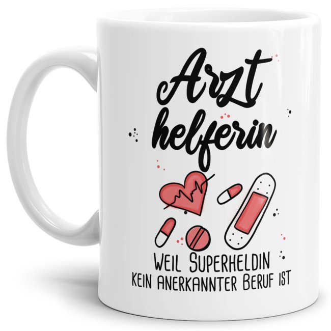 Kaffeebecher als Geschenk für die beste Arzthelferin um Danke zu sagen. Unsere Berufe-Tassen mit lustigem Spruch sind immer eine tolle...