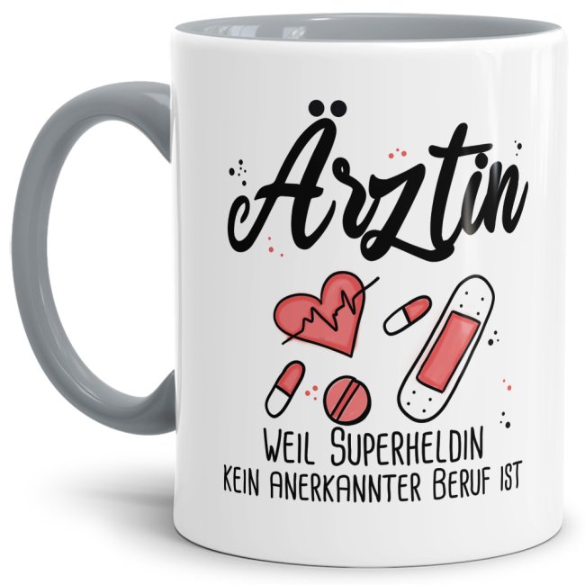 Kaffeebecher als Geschenk für Ärztinnen. Unsere Berufe-Tassen mit lustigem Spruch sind immer eine tolle Geschenkidee. Eine einzigartige Kaffeetasse...