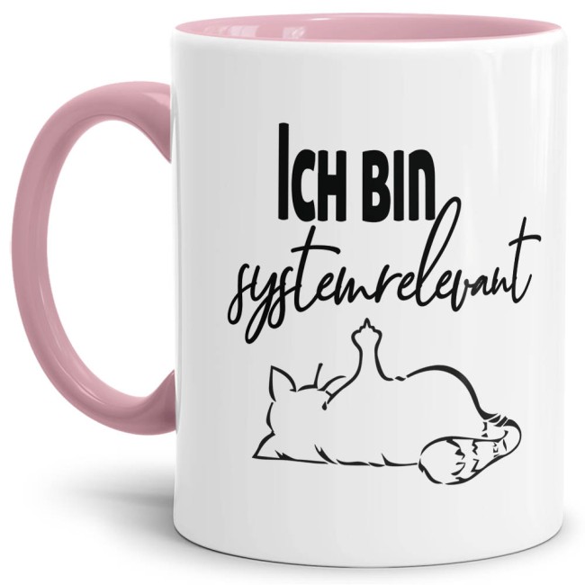 Freche Katzen-Tasse für alle systemrelevanten