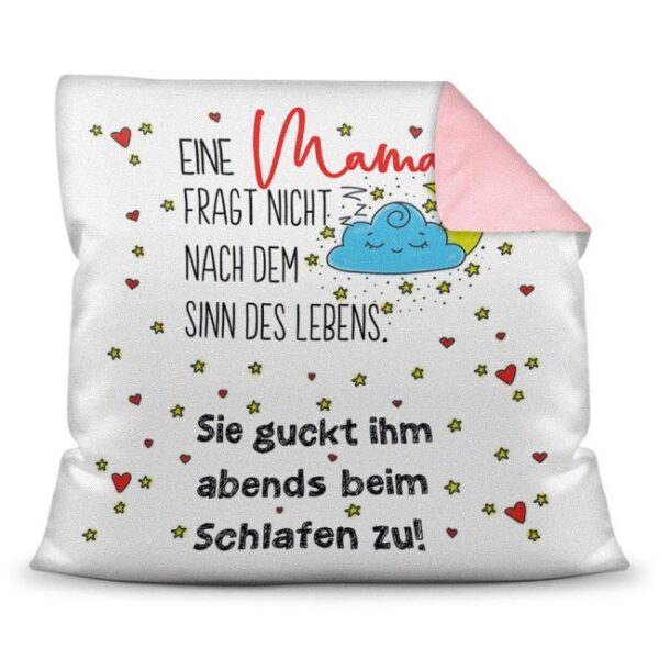 Liebevoll gestaltetes Spruchkissen für Mama und für Kinder. Ideal geeignet als Geschenk von Mama für Sohn oder Tochter oder als Geschenk-Idee für...