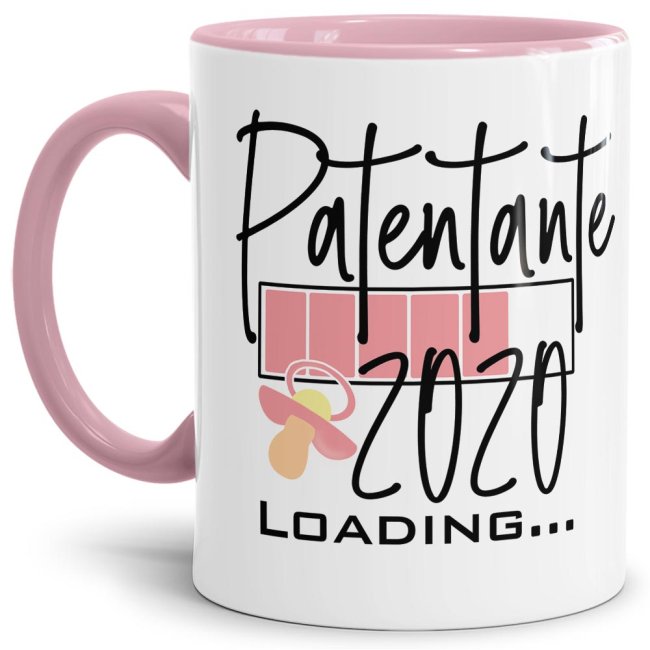 Ich bin schwanger! Du bekommst Nachwuchs und suchst ein witziges Geschenk für die zukünftige Patentante? Dann ist unsere süße Loading-Tasse genau...