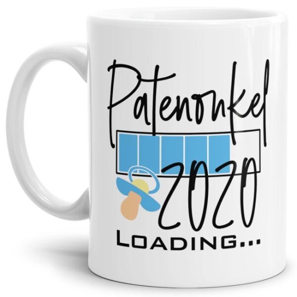 Ich bin schwanger! Du bekommst Nachwuchs und suchst ein witziges Geschenk für den zukünftigen Patenonkel? Dann ist unsere süße Loading-Tasse genau...