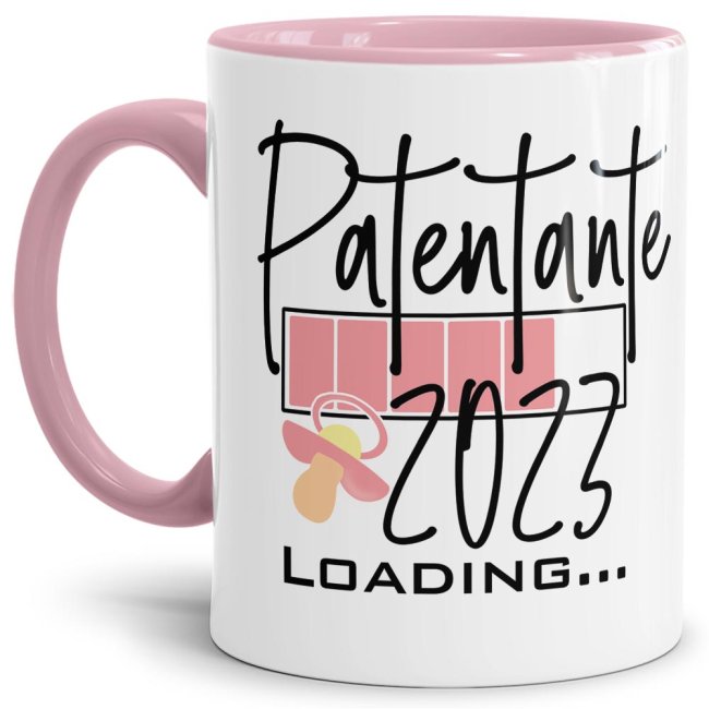 Ich bin schwanger! Du bekommst Nachwuchs und suchst ein witziges Geschenk für die zukünftige Patentante? Dann ist unsere süße Loading-Tasse genau...