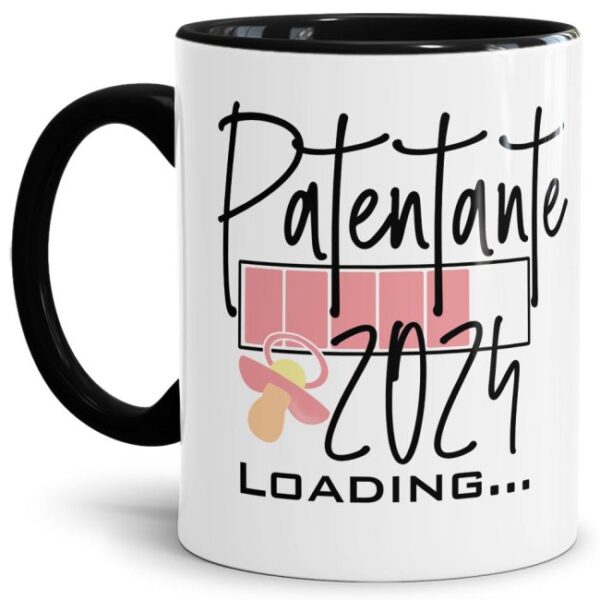 Ich bin schwanger! Du bekommst Nachwuchs und suchst ein witziges Geschenk für die zukünftige Patentante? Dann ist unsere süße Loading-Tasse genau...