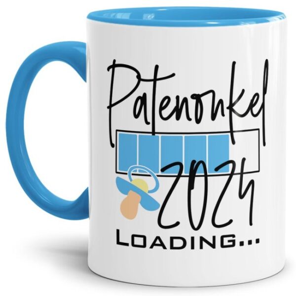 Ich bin schwanger! Du bekommst Nachwuchs und suchst ein witziges Geschenk für den zukünftigen Patenonkel? Dann ist unsere süße Loading-Tasse genau...