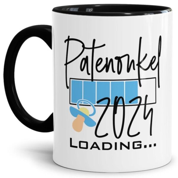 Ich bin schwanger! Du bekommst Nachwuchs und suchst ein witziges Geschenk für den zukünftigen Patenonkel? Dann ist unsere süße Loading-Tasse genau...