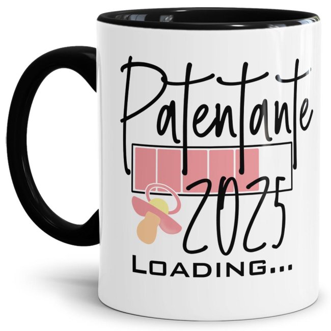 Ich bin schwanger! Du bekommst Nachwuchs und suchst ein witziges Geschenk für die zukünftige Patentante? Dann ist unsere süße Loading-Tasse genau...