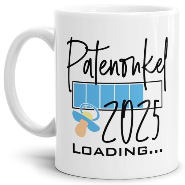 Ich bin schwanger! Du bekommst Nachwuchs und suchst ein witziges Geschenk für den zukünftigen Patenonkel? Dann ist unsere süße Loading-Tasse genau...