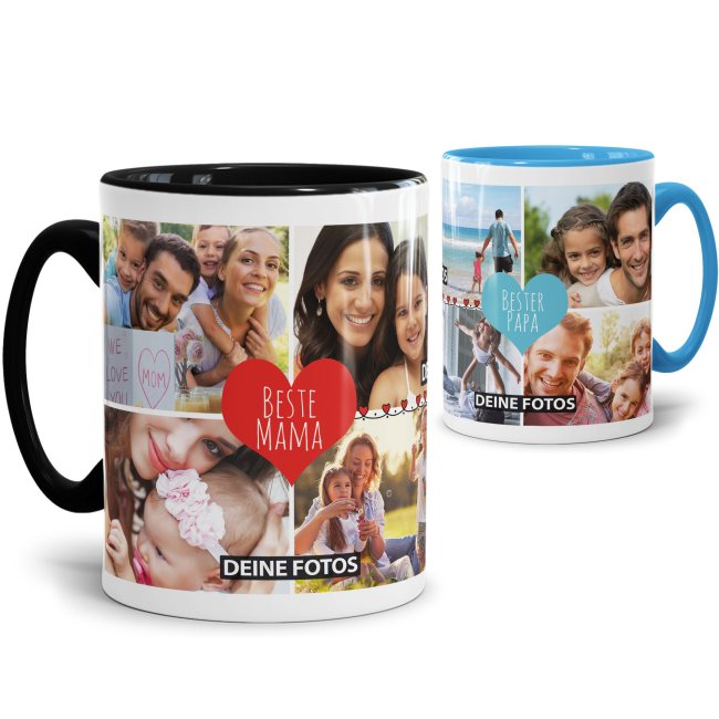 Eine Fototasse als Erinnerung und zum Danke sagen - eine besondere Geschenkidee für die Familie - Gestalte hier eine hochwertige Keramiktasse mit...