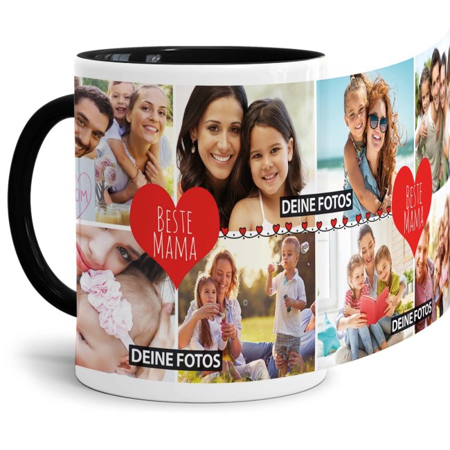 Eine Fototasse als Erinnerung und zum Danke sagen - eine besondere Geschenkidee für die beste Mama - Gestalte hier eine hochwertige Keramiktasse...