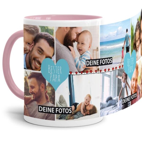 Eine Fototasse als Erinnerung und zum Danke sagen - eine besondere Geschenkidee für den besten Papa - Gestalte hier eine hochwertige Keramiktasse...