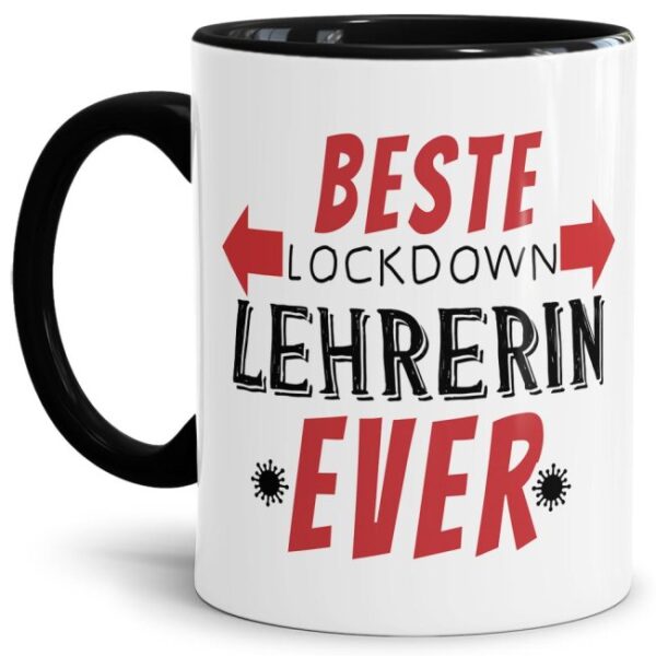 Bedruckte Kaffeetasse als Aufmerksamkeit zum Danke sagen für die beste Lehrerin