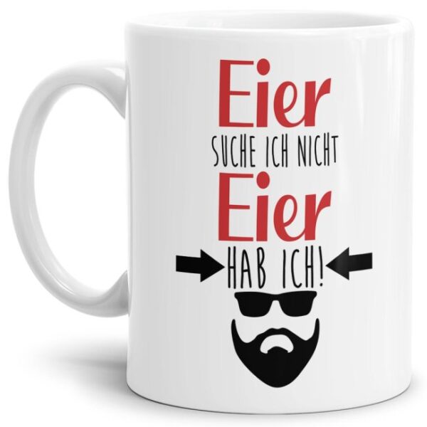 Dieser lustige Kaffeebecher aus weißer