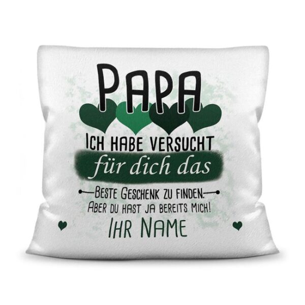 Du suchst das beste Geschenk für Papa? Dann ist dieses personalisierte Namenskissen genau richtig. Ergänze das Kissen mit dem Namen des Kindes und...