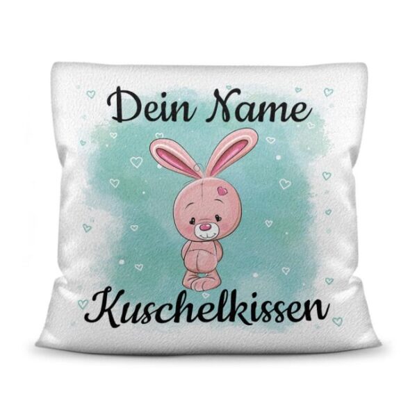 Unser Kissen für Kinder mit Tiermotiv Hase in Weiß mit flauschig-weicher Oberfläche ist das perfekte Kuschelkissen fürs Kinderzimmer - auch als...