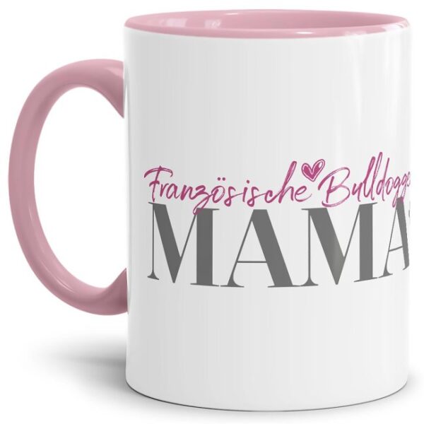 Liebevoll gestaltete Keramik-Tasse mit Hunderassen für Hundemamas -FranzösischeBulldogge - Diese neue Lieblingstasse ist das perfekte Geschenk für...